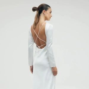 Third Form Crush Tie Back Maxi | Off White